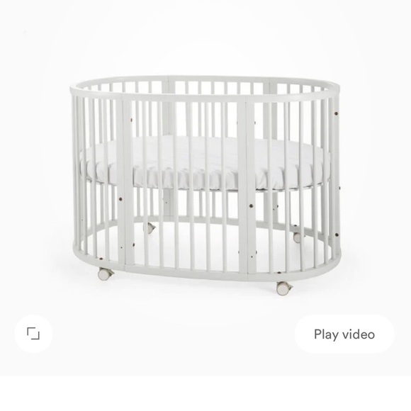 STOKKE® SLEEPI CRIB + BED/EXTENSION KIT , Like New - Picture 3 of 6